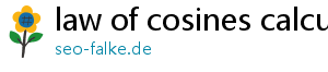 law of cosines calculator