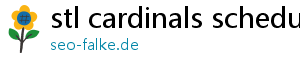 stl cardinals schedule